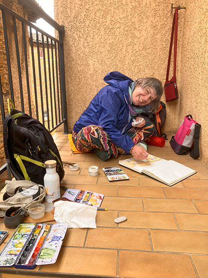 Jour 2 - Anne à l'abri, à Theizé