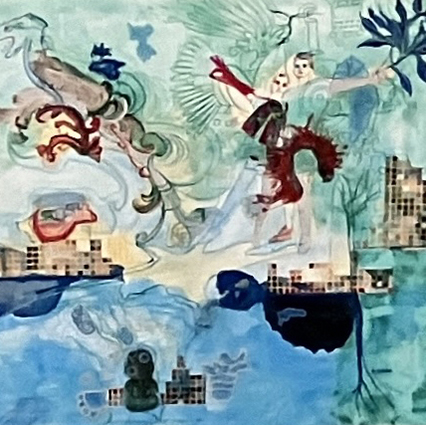 Catherine Turlier - Acrylique 80x80