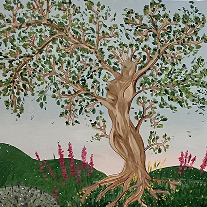 Léa Dupont-Rambaud - Acrylique 80x80